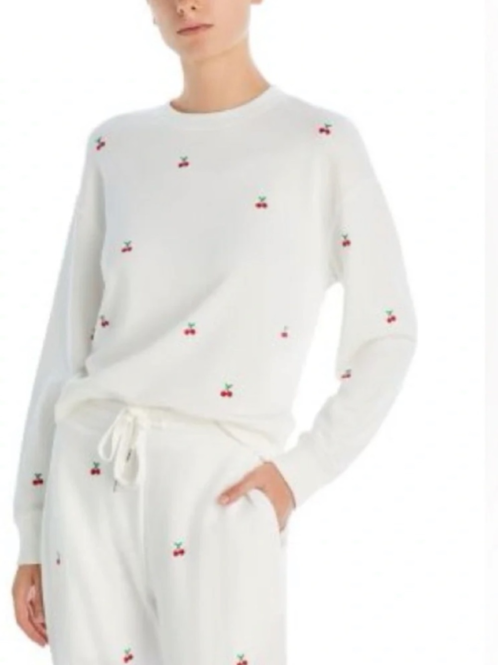 Rails White Jogger Set with Cherry Print - M ๐ - Picture 2 of 4
